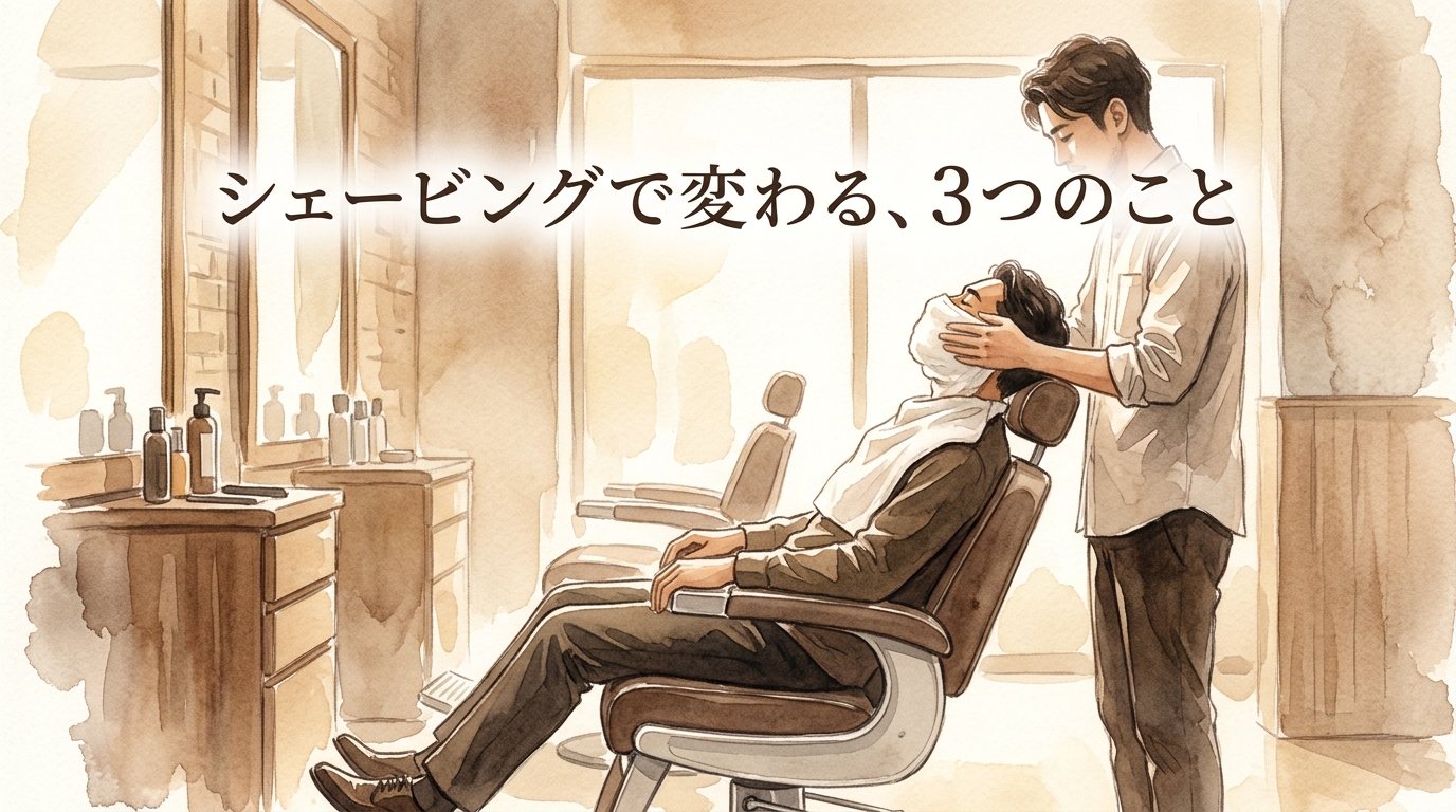 40代から眉毛が暴走する理由、知ってますか？｜プロのシェービングで"清潔感"を取り戻す方法