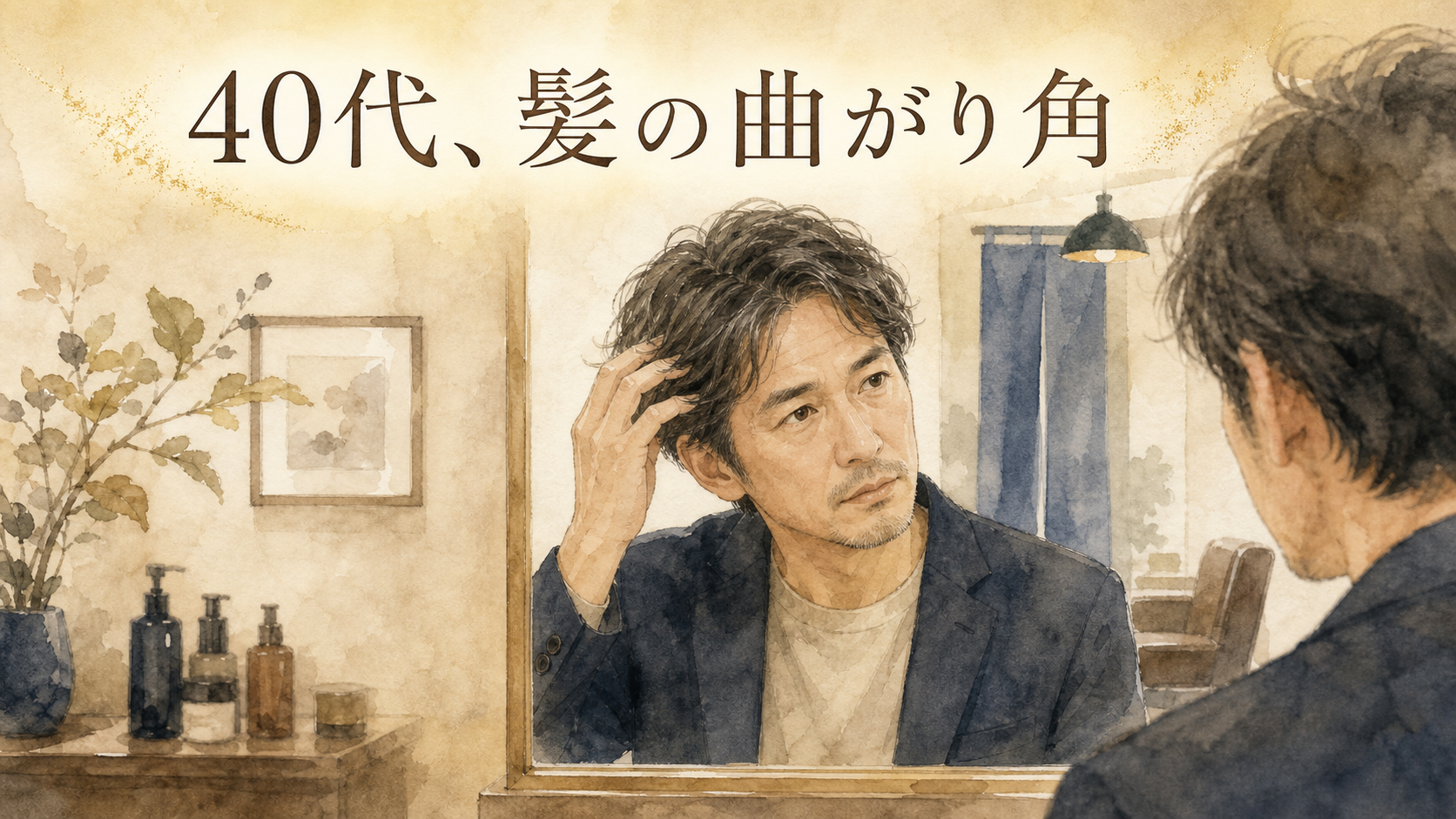 「昔はまっすぐだったのに」——40代から髪がうねる・パサつく"髪質の曲がり角"の正体