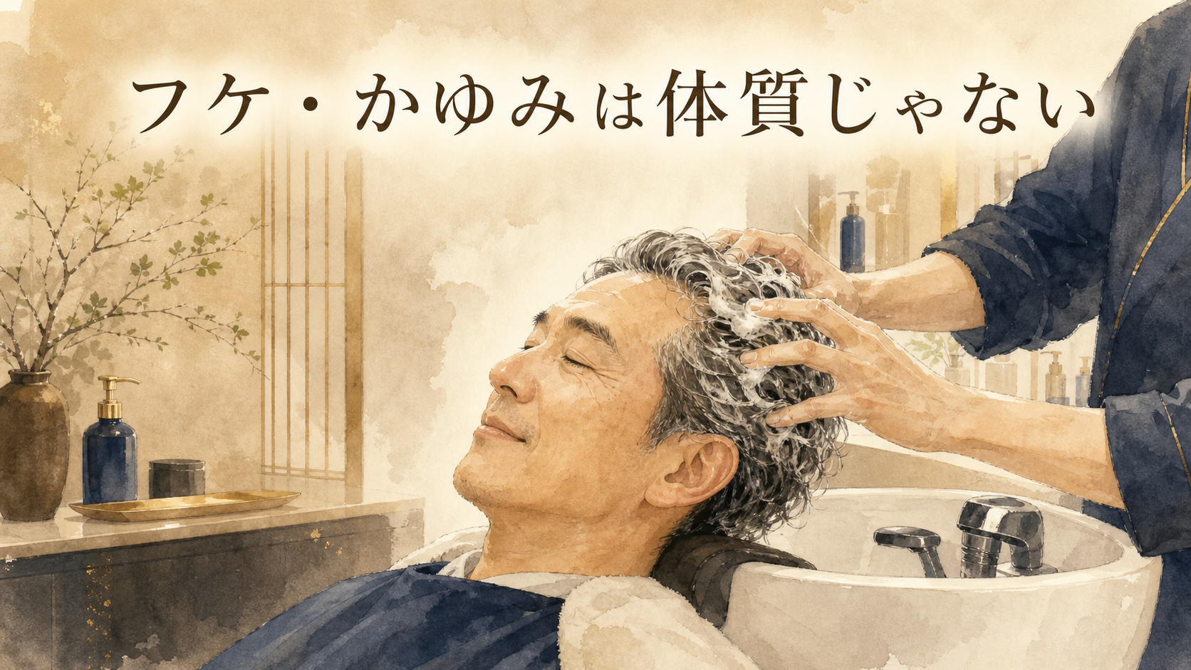 「"スーツの肩に、白いのが…"——フケとかゆみを"体質"で片づけていた53歳が、変わった話」