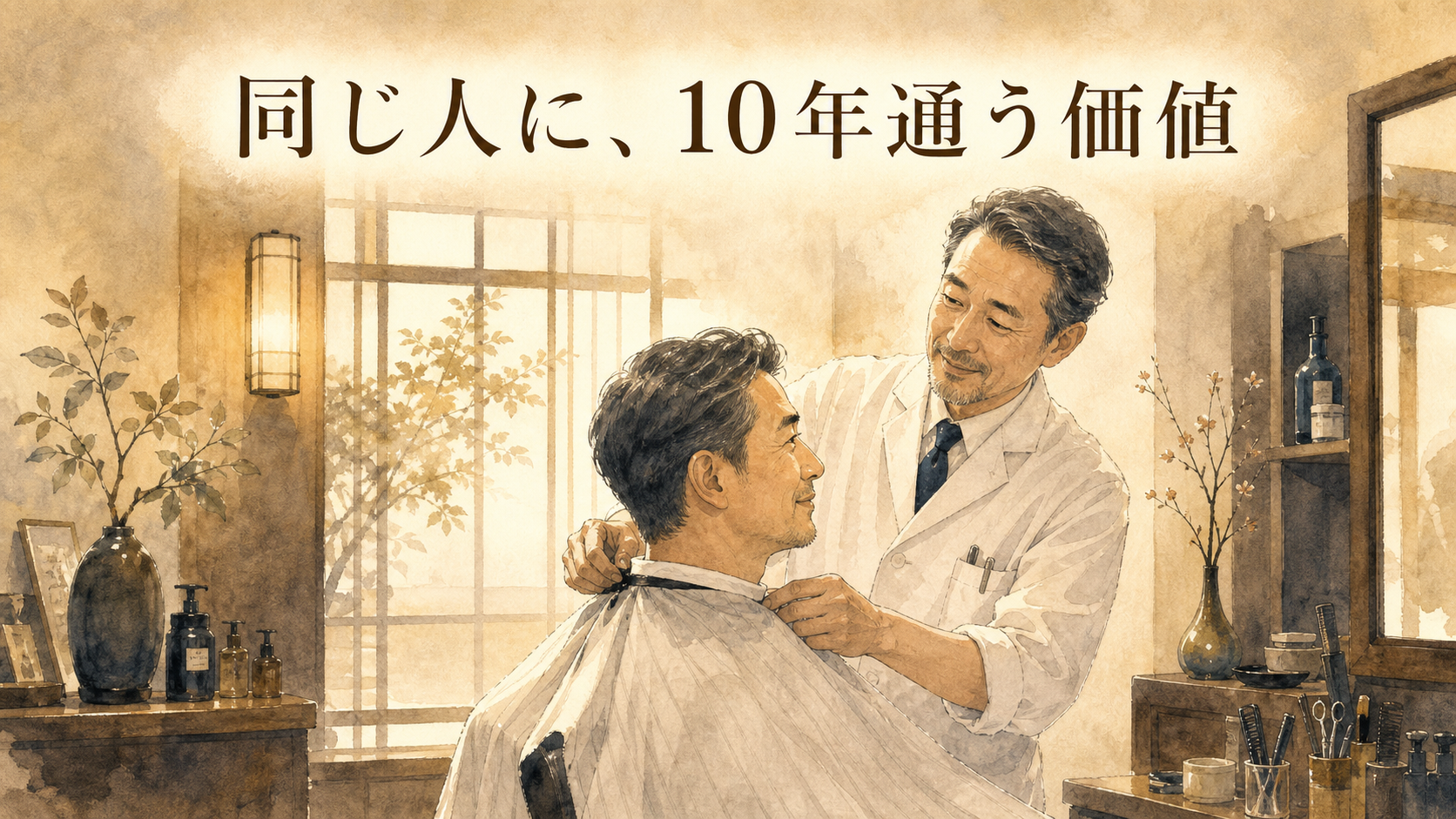 「同じ人の髪を10年切り続けると、見えてくるものがある」——美容師だけが知っている"長く通う"本当の意味