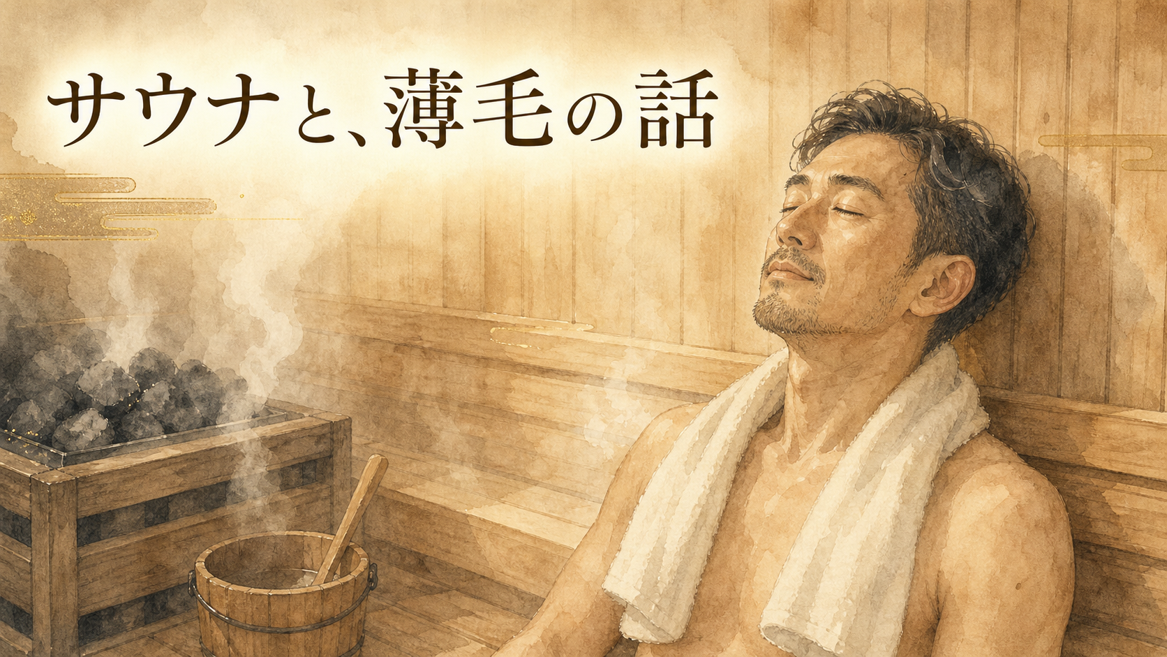 「サウナで薄毛になる」って本当?——サウナ好きの美容師が、40代男性に正直に答えます